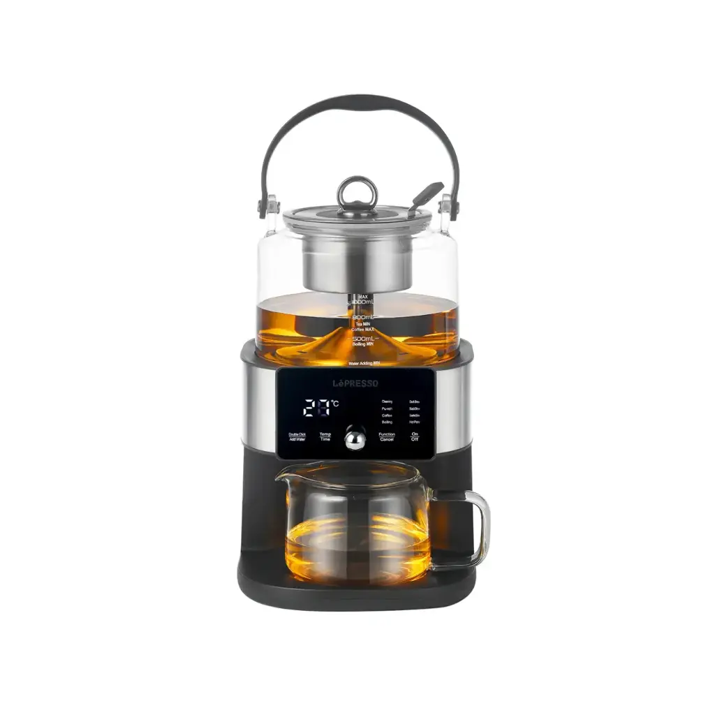 LePresso Brewfinity Tea and Coffee Brewer with Digital Display, Black