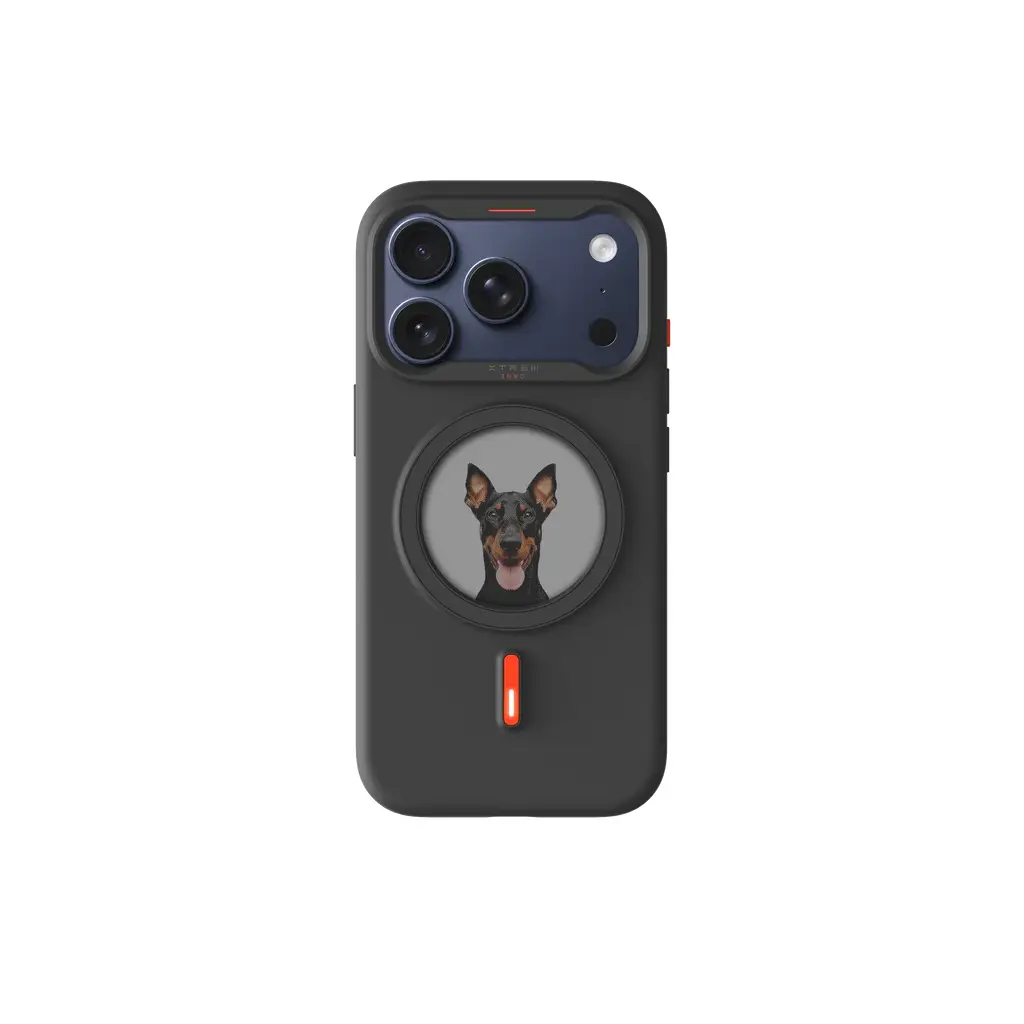 Xtrem Inno MagSafe Screen Case 17 Pro Max, Noir Black