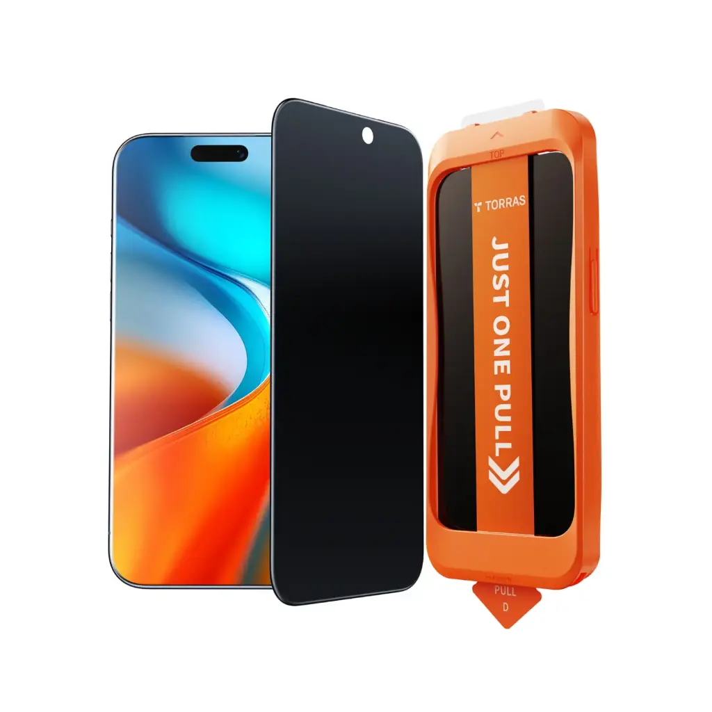 Torras iPhone 17 Pro Max Tempered Glass Screen Protector, Privacy