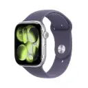 Apple Watch Series 11 GPS 46MM Silver - Purple Fog Sport Band - M/L