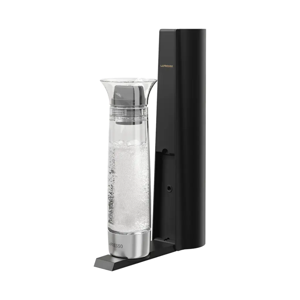 LePresso Carbonator Instant Sparkling Water 800ml, Black