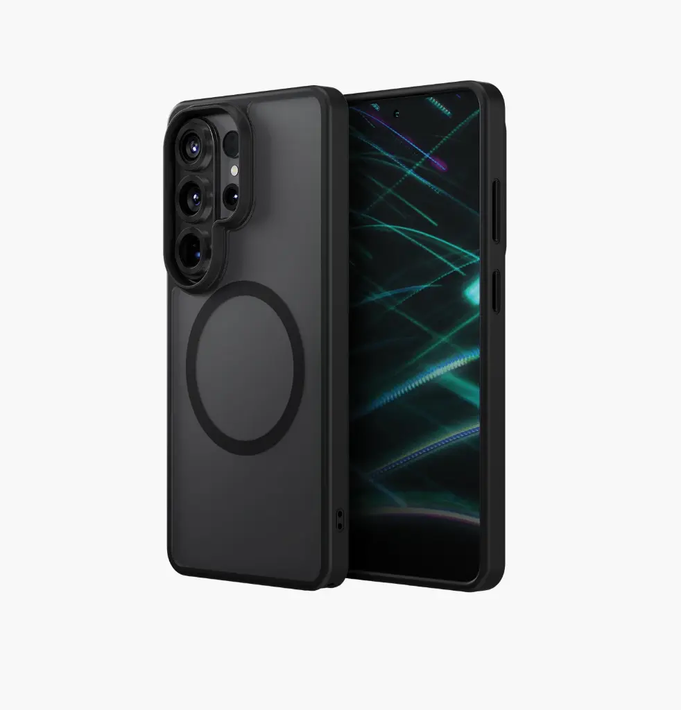 UNIQ Veren S26 Ultra Frosted Shield Case, Black