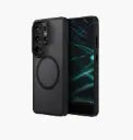 UNIQ Veren S26 Ultra Frosted Shield Case, Black