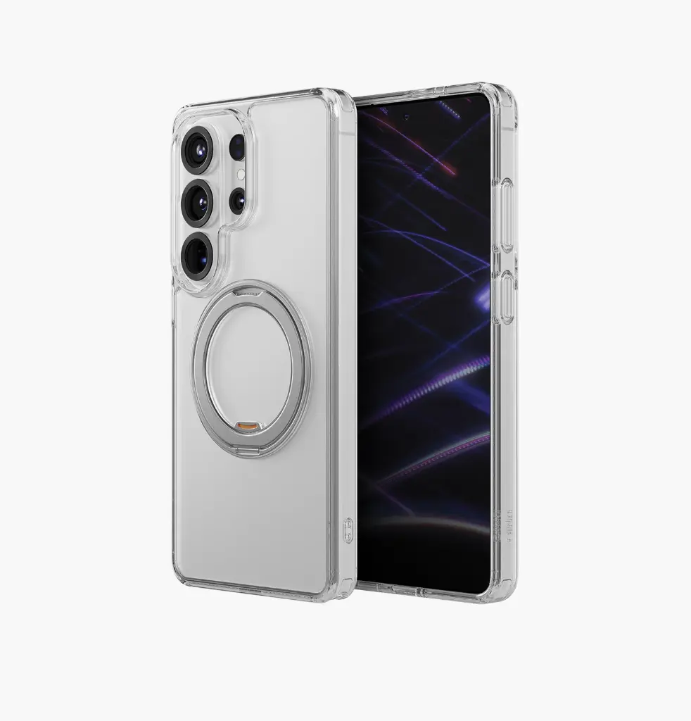 UNIQ Swivix S26 Ultra Rotating Kickstand Case, Clear