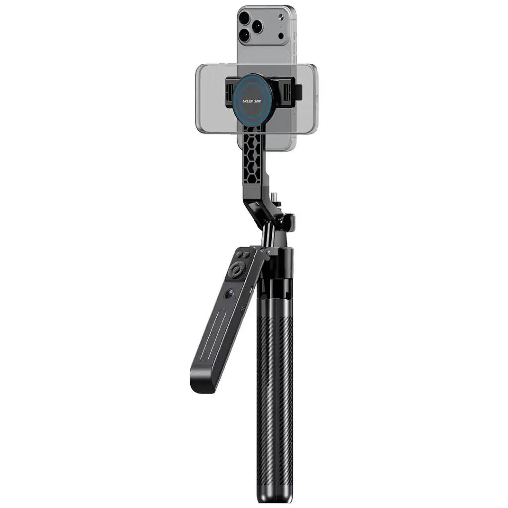 Green Lion MagSafe AI Tripod with Auto Face Tracking, Black