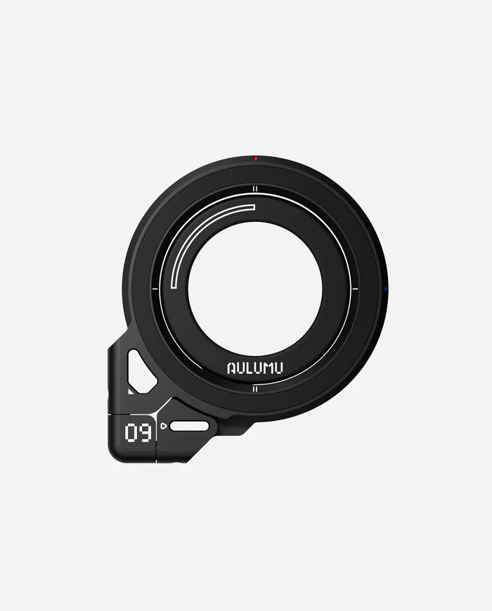 AULUMU G09 Infinite 360° Magnetic Stand | 3-Axis Rotation, Black