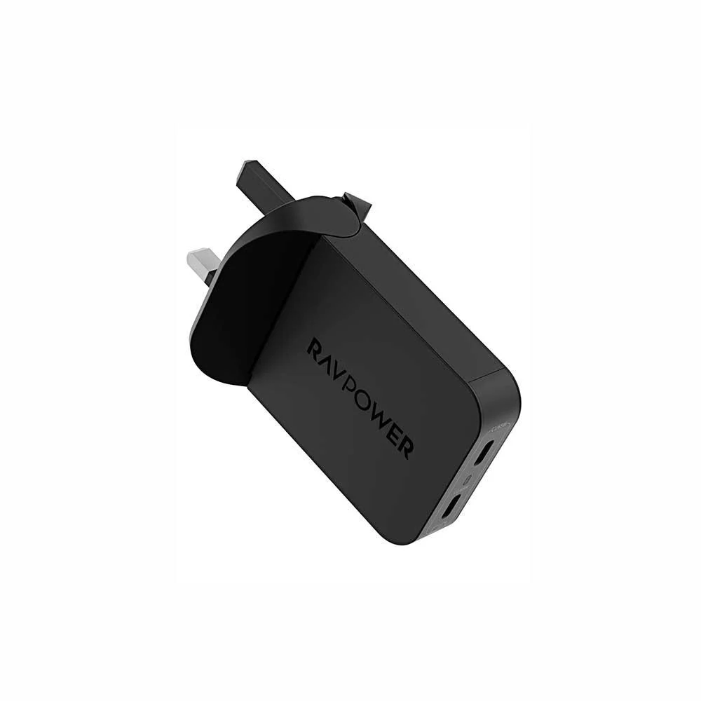 كابل USB-C إلى Lightning مضفر من النايلون بطول 0.3 متر من راف باور