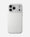 AULUMU iPhone 17 Pro Max Vegan Leather Case, White