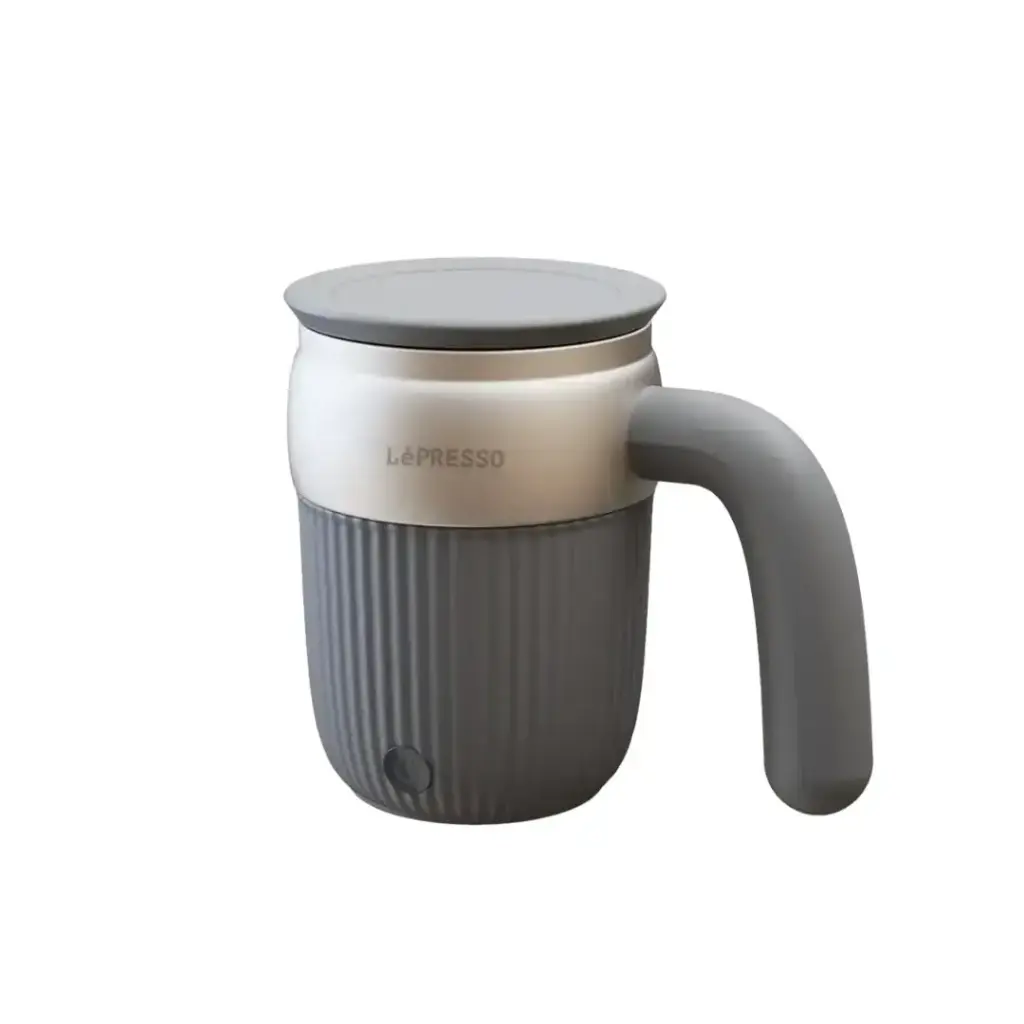 LePresso StirMate Magnetic Mixing Cup 450ML, Grey