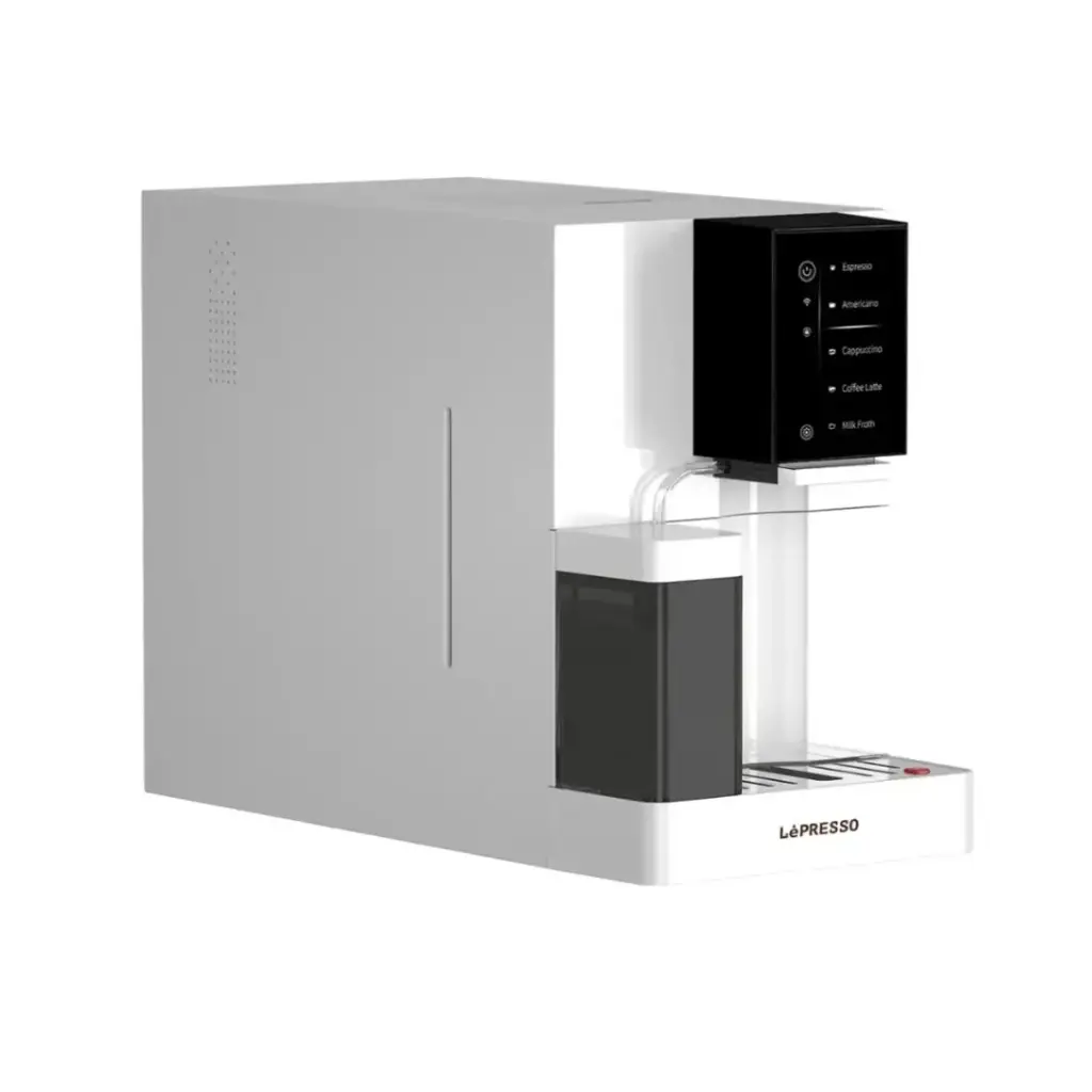 LePresso Brevissimo Automatic Coffee Machine with Mobile App, White