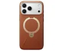 Torras iPhone 17 Pro Max Ostand Q3 VegSkin, Amber Brown