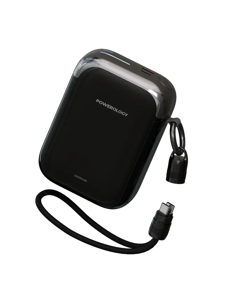 Powerology Bahamas 20K Power Bank, Black 