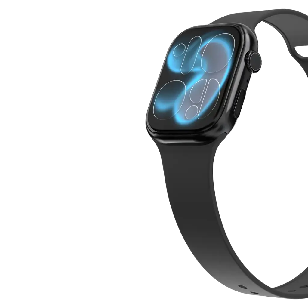 Porodo AeroFit II Smart Watch 46MM, Black 