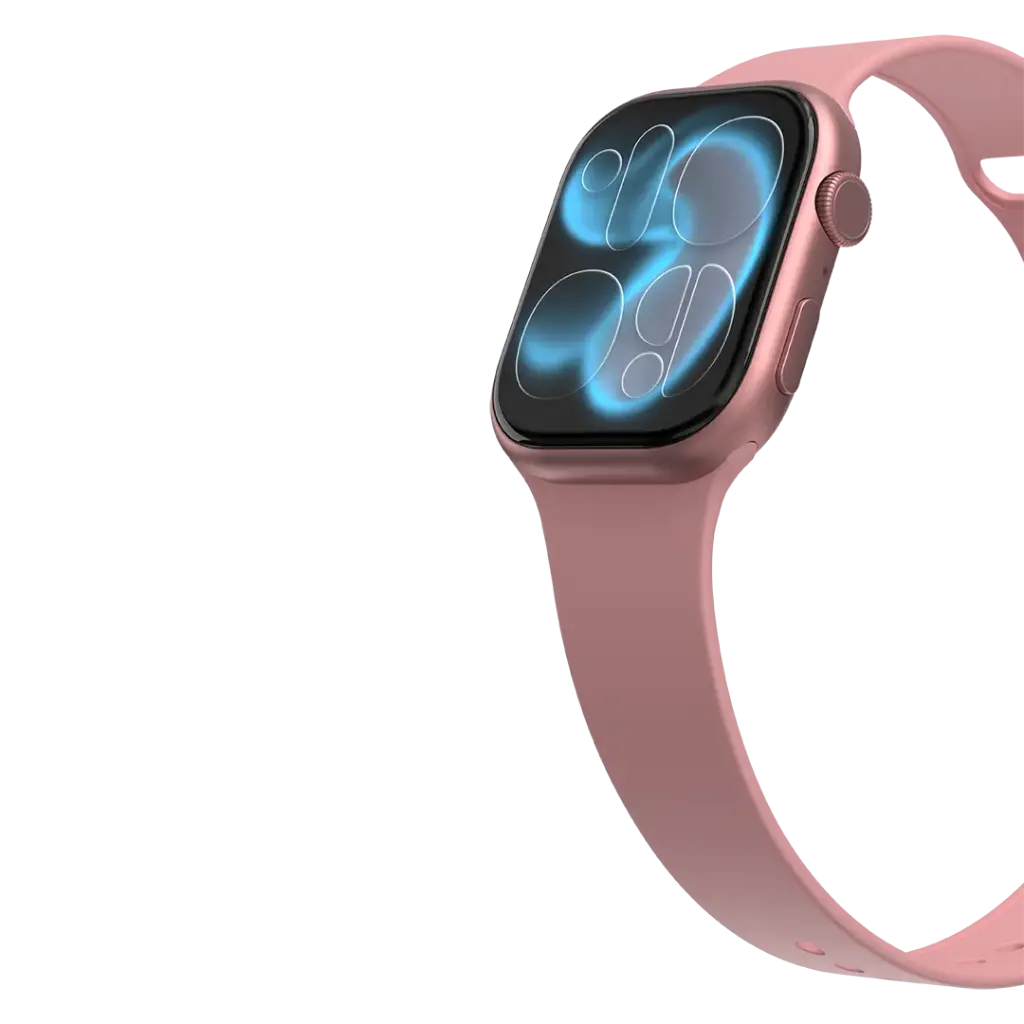Porodo AeroFit II Smart Watch 41MM, Rose Gold