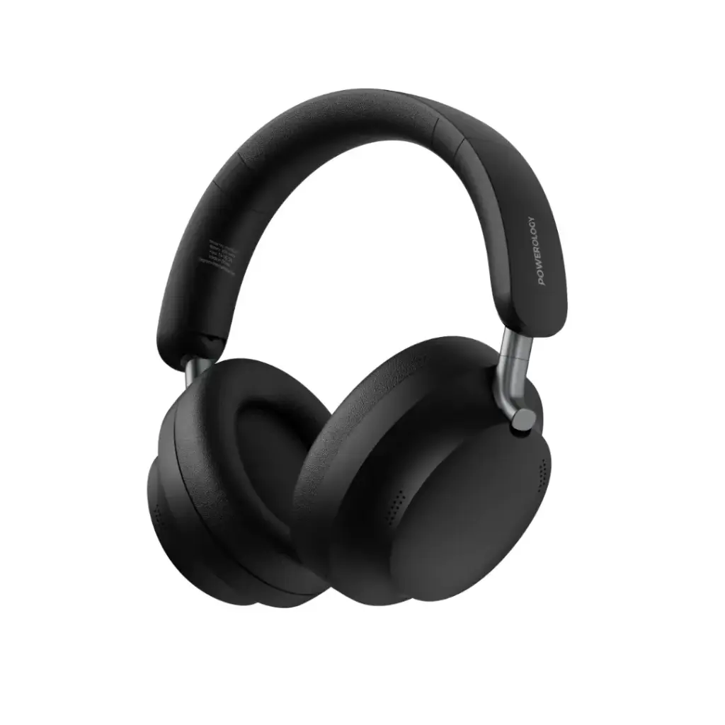 Powerology Soliv Hybrid ANC+ENC With Spatial Audio, Black