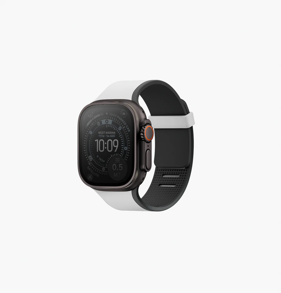 UNIQ Revix IV Reversible Magnetic Apple Watch Strap 49|46|45|44MM, Mist Grey|Black