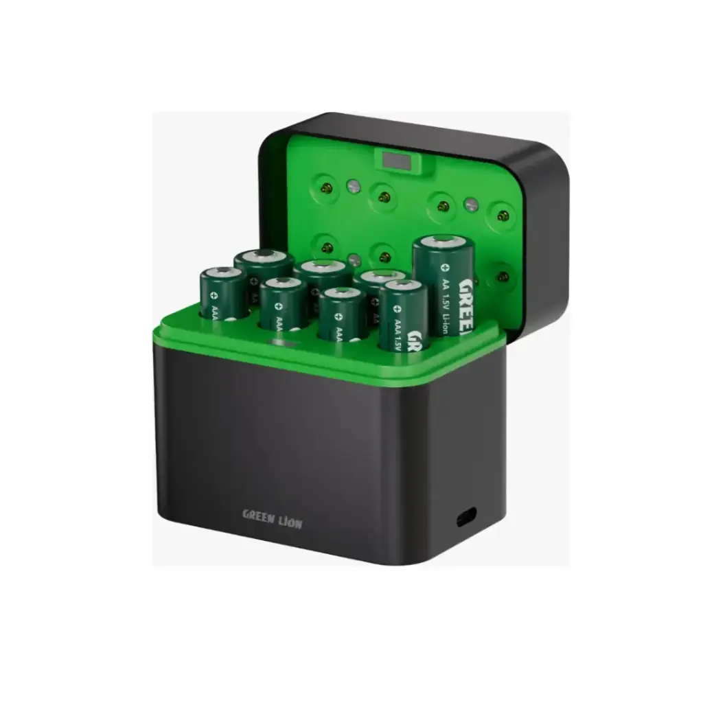 Green Lion RECHARGEABLE 4*AA | 4*AAA Battery Dock
