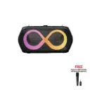 Platinum Karaoke Rover Boombox Speaker, Black