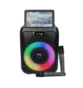 Platinum Karaoke LX15 Jukebox Speaker with Screen, Black