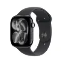 Apple Watch Series 11 GPS 46MM Jet Black - Black Sport Band - M/L
