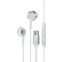 Powerology Type-C Lace High-Fidelity Earphones, White