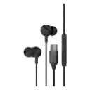 Powerology Type-C Filo High-Fidelity Earphones, Black