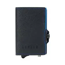 Levelo Cache Genuine Leather Wallet, Black