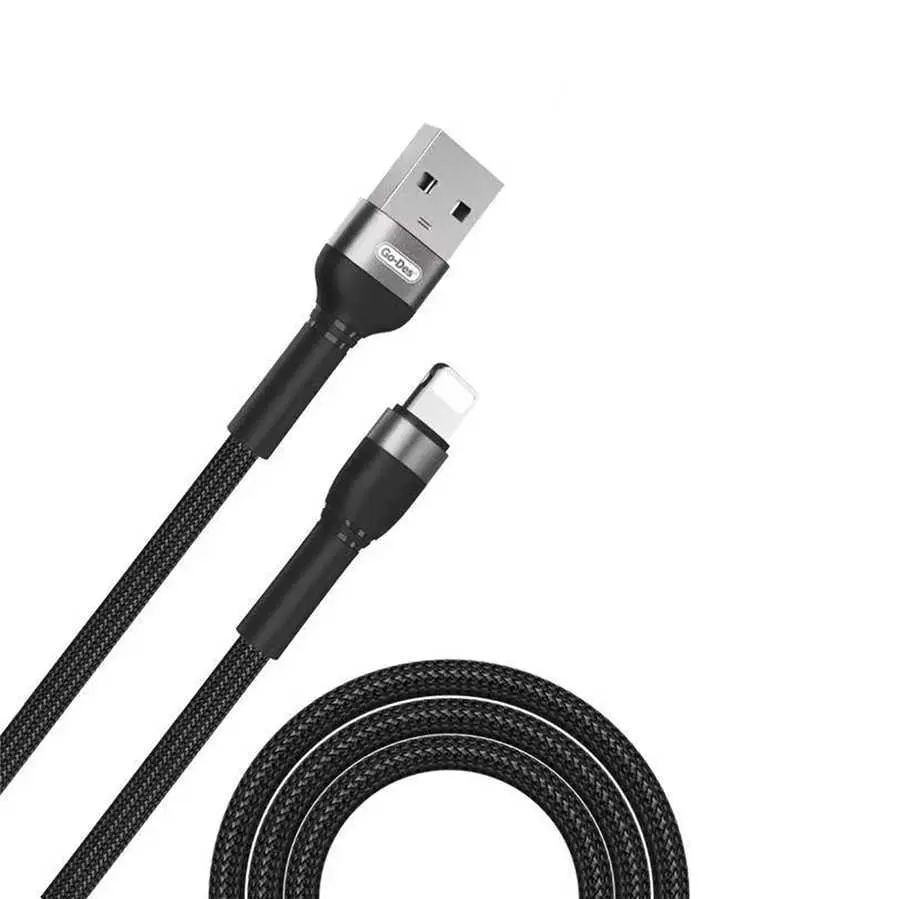 كابل بيانات Go-Des 3م USB-A إلى Lightning