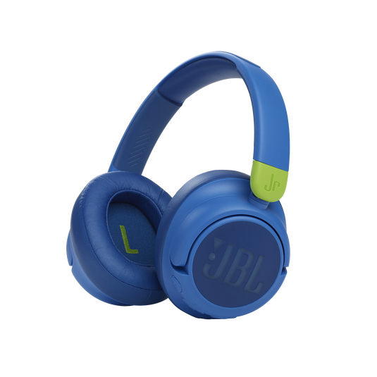 JBL JR470 Wireless NC Over-Ear Headphones, Blue