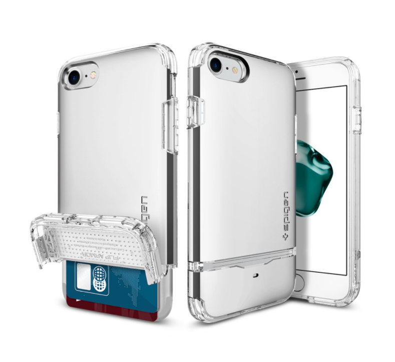 Spigen iPhone 7 Flip Armor Satin Silver