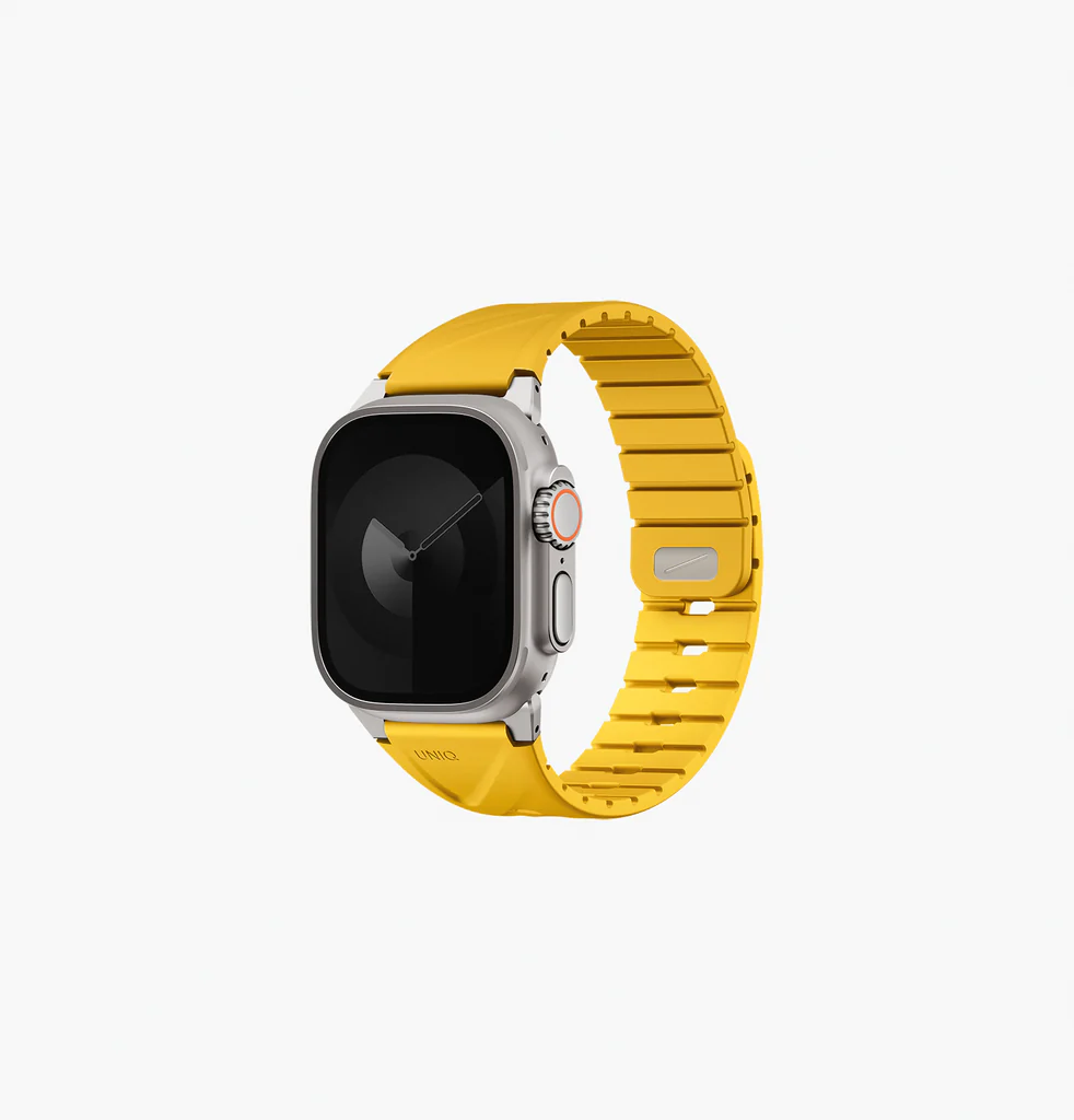 UNIQ Fluo Apple Watch Strap 40|49, Golden Yellow