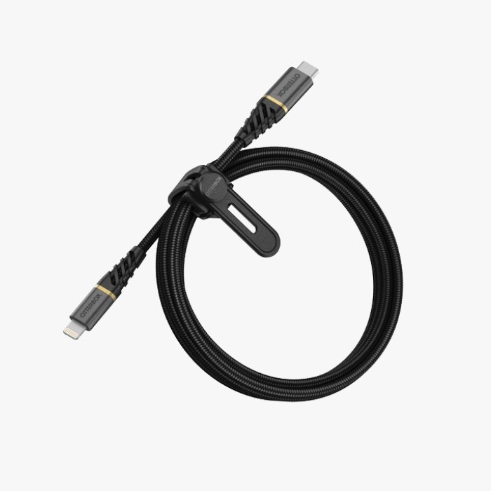 OTTERBOX 1M PREMIUM CABLE USB-C to Lightning, BLACK