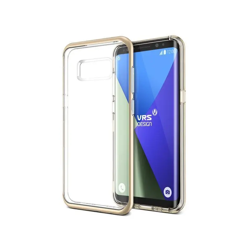 VRS Designn Samsung Galaxy S8 Plus Crystal Bumper Shine Gold