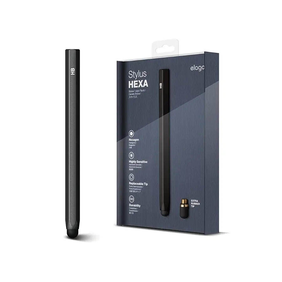 Elago Stylus Hexa Black for iPad, iPad Pro, iPad Mini and iPhone