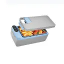 Powerology Lumo Portable Heated Lunch Box, Grey Blue