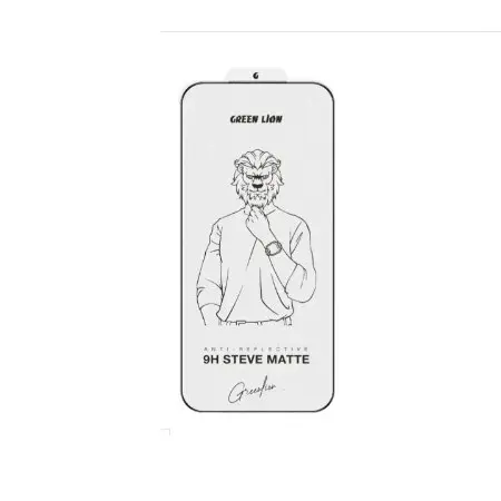 Green Lion iPhone 17 Pro 9H Steve Matte Screen Protector, Clear