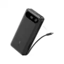 Anker 20K 65W Two Way Power with Built-In Cable, Black