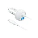 Anker 24W PowerDrive 2 Elite with Lightning Connector White