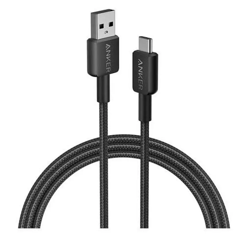 كابل USB-A إلى USB-C بطول 3 أقدام من أنكر