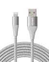 Anker 6ft Powerline+ II USB-A to Lightning, Silver