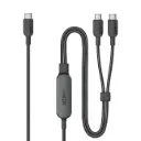 Anker 2-in-1 USB-C to USB-C Cable 4 ft. 140W, Black