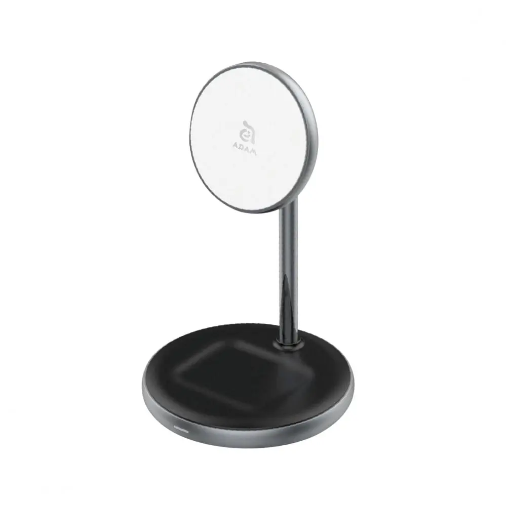 Adam Elements OMNIA M2 Magnetic 2 in 1 Wireless Charging Dock Black