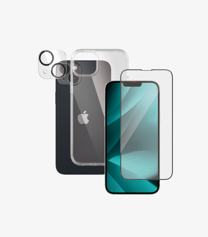 [B0403+2785] PanzerGlass iPhone 14 Plus Bundle Clear