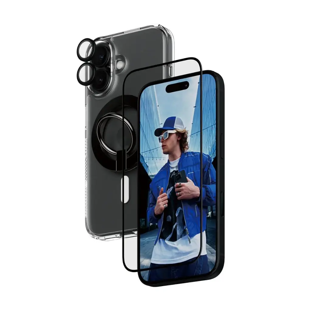 [B1291+2861+1283+S] PanzerGlass iPhone 16 4 in 1 Protection
