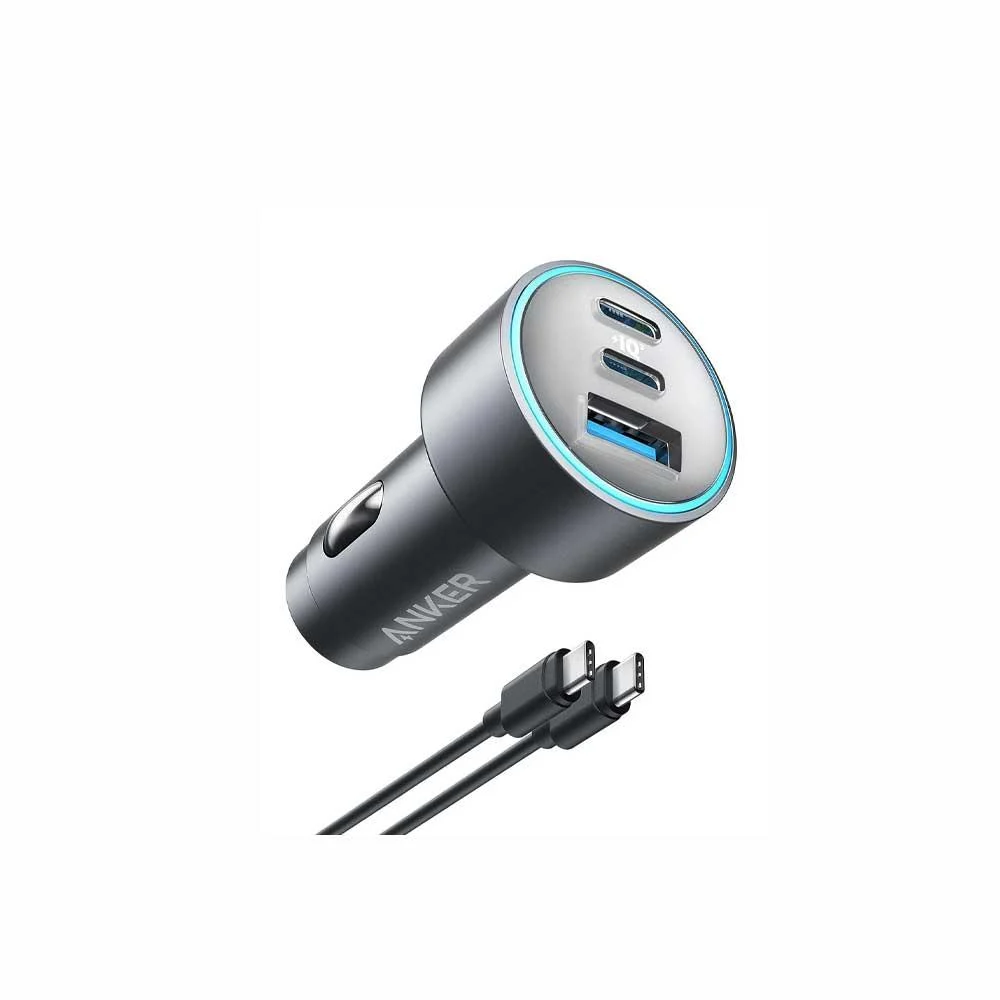[B2731HA1] Anker 535 67W 3-Port Car Charger, Gray