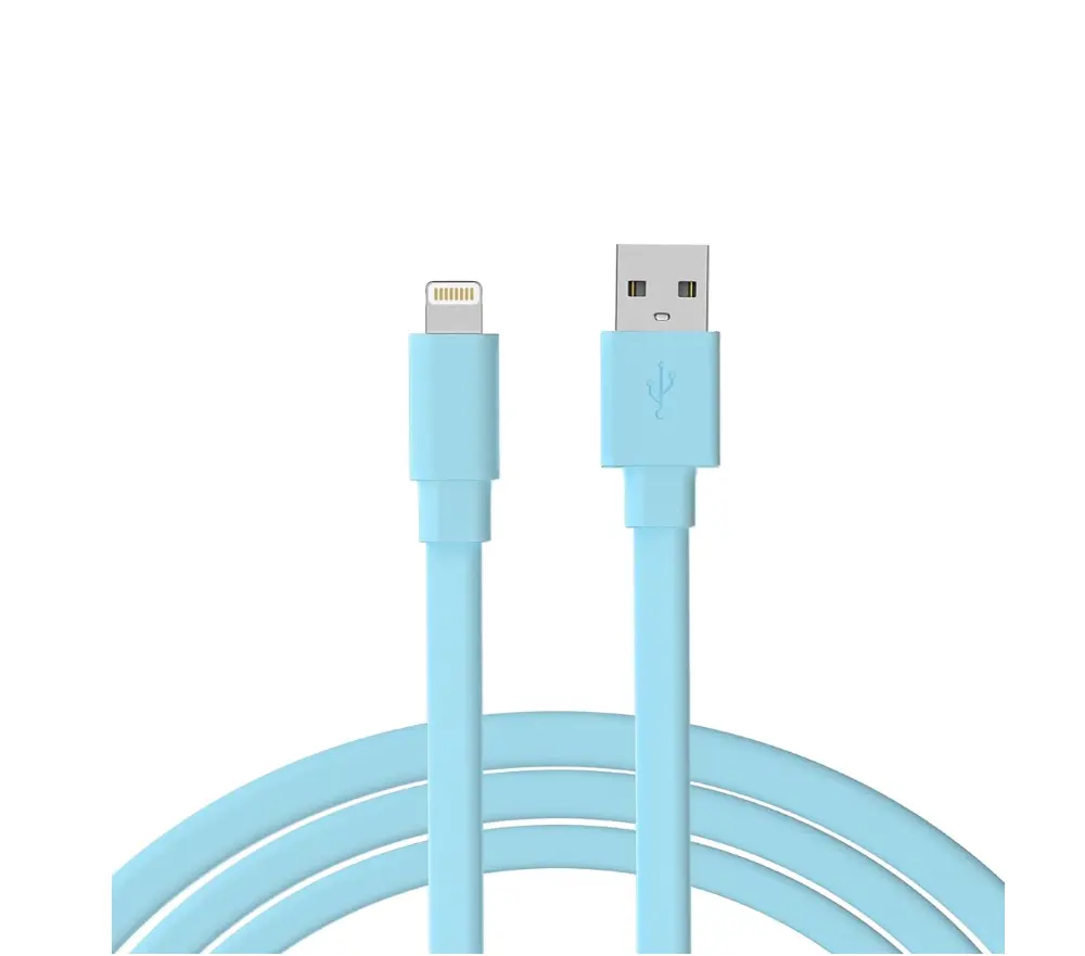[BA10L-BL] Yel 3ft USB-A to Lightning Cable Blue