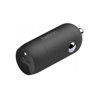 [BLK-CC004BTBK] Belkin BoostCharge 30W USB-C Car Charger with PPS, Black
