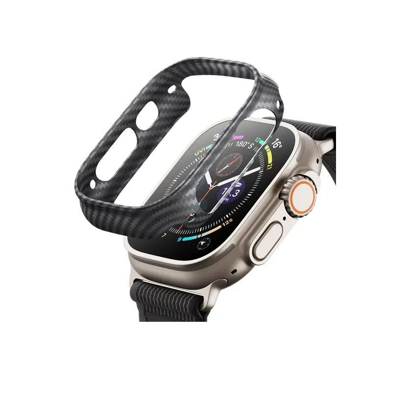 [C.K.FL.AP.BK.W001] حافظة Benks Apple Watch 49mm Kevlar