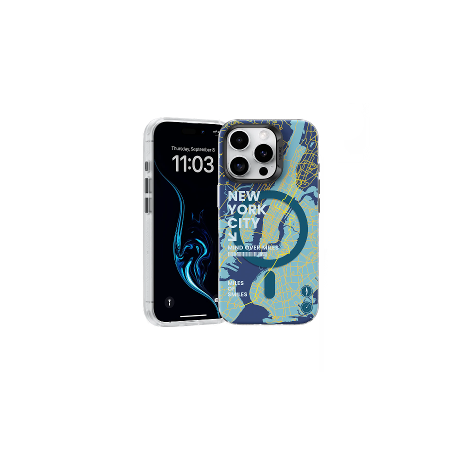 [C.K.QS.AP.CB.B065] Benks City Case New York  iPhone 16 Pro