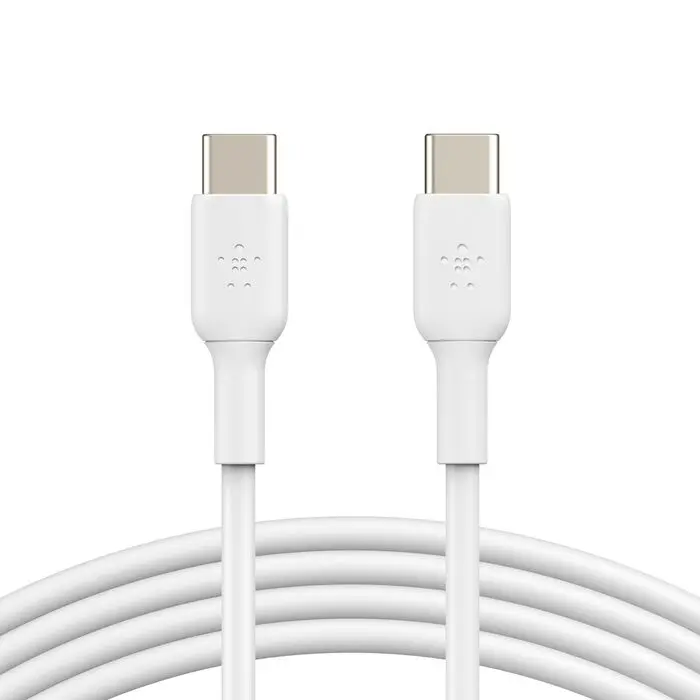 [CAB003BT1MWH] Belkin 1M BoostCharge USB-C to USB-C Cable, White